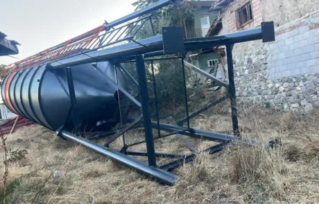 Çimento Silosu Kaynaklı imalat Boya 07